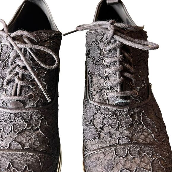 Ermino Scervino shoes lace platform moccasins - Picture 5 of 8